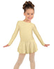 Solid Lycra Long Sleeve Dress