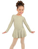 Solid Lycra Long Sleeve Dress