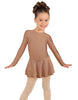Solid Lycra Long Sleeve Dress