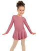 Solid Lycra Long Sleeve Dress