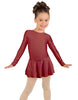 Solid Lycra Long Sleeve Dress