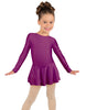 Solid Lycra Long Sleeve Dress