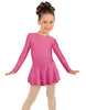 Solid Lycra Long Sleeve Dress