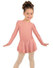 Solid Lycra Long Sleeve Dress
