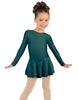 Solid Lycra Long Sleeve Dress