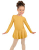Solid Lycra Long Sleeve Dress