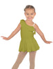 Solid Lycra One Shoulder w Ruffle Dress
