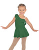 Solid Lycra One Shoulder w Ruffle Dress