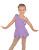 Solid Lycra One Shoulder w Ruffle Dress