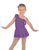 Solid Lycra One Shoulder w Ruffle Dress