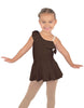 Solid Lycra One Shoulder w Ruffle Dress