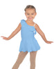 Solid Lycra One Shoulder w Ruffle Dress