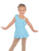 Solid Lycra One Shoulder w Ruffle Dress