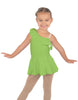 Solid Lycra One Shoulder w Ruffle Dress
