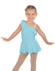 Solid Lycra One Shoulder w Ruffle Dress