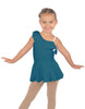 Solid Lycra One Shoulder w Ruffle Dress