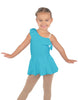 Solid Lycra One Shoulder w Ruffle Dress