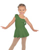 Solid Lycra One Shoulder w Ruffle Dress