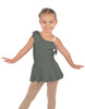 Solid Lycra One Shoulder w Ruffle Dress