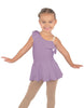 Solid Lycra One Shoulder w Ruffle Dress