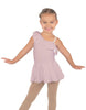 Solid Lycra One Shoulder w Ruffle Dress