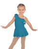 Solid Lycra One Shoulder w Ruffle Dress