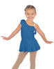 Solid Lycra One Shoulder w Ruffle Dress