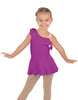Solid Lycra One Shoulder w Ruffle Dress