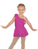 Solid Lycra One Shoulder w Ruffle Dress