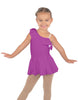 Solid Lycra One Shoulder w Ruffle Dress
