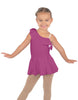 Solid Lycra One Shoulder w Ruffle Dress