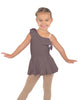 Solid Lycra One Shoulder w Ruffle Dress