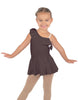 Solid Lycra One Shoulder w Ruffle Dress