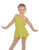 Solid Lycra One Shoulder w Ruffle Dress