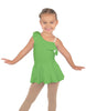 Solid Lycra One Shoulder w Ruffle Dress