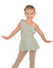 Solid Lycra One Shoulder w Ruffle Dress