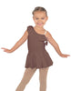 Solid Lycra One Shoulder w Ruffle Dress