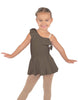 Solid Lycra One Shoulder w Ruffle Dress