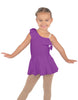 Solid Lycra One Shoulder w Ruffle Dress