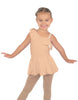 Solid Lycra One Shoulder w Ruffle Dress