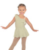 Solid Lycra One Shoulder w Ruffle Dress