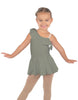 Solid Lycra One Shoulder w Ruffle Dress