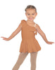 Solid Lycra One Shoulder w Ruffle Dress