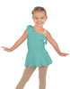 Solid Lycra One Shoulder w Ruffle Dress