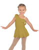 Solid Lycra One Shoulder w Ruffle Dress