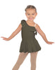 Solid Lycra One Shoulder w Ruffle Dress