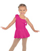 Solid Lycra One Shoulder w Ruffle Dress