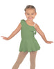 Solid Lycra One Shoulder w Ruffle Dress
