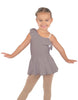 Solid Lycra One Shoulder w Ruffle Dress