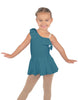 Solid Lycra One Shoulder w Ruffle Dress